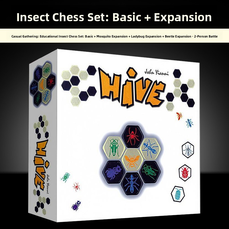 Chess Set Wooden - Insect Chess Wooden Edition Complete Set