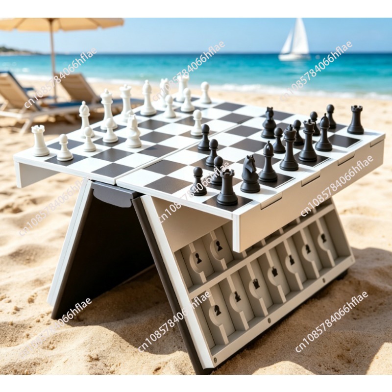 Board Game Print - New 3D Printed Foldable Magnetic Chess