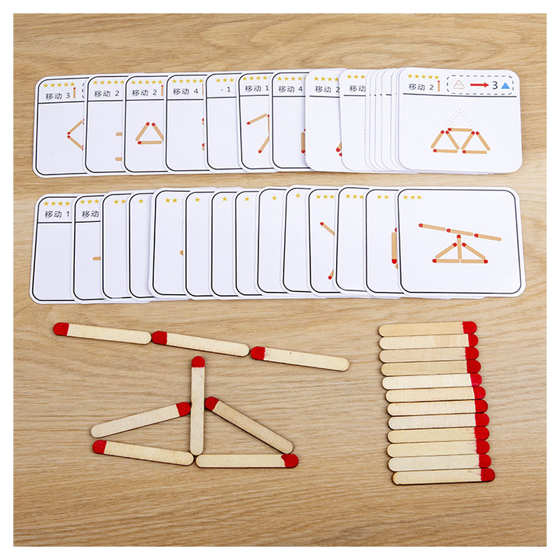 Board Game Quarto - Montessori Matches Puzzles Game Wooden Toys