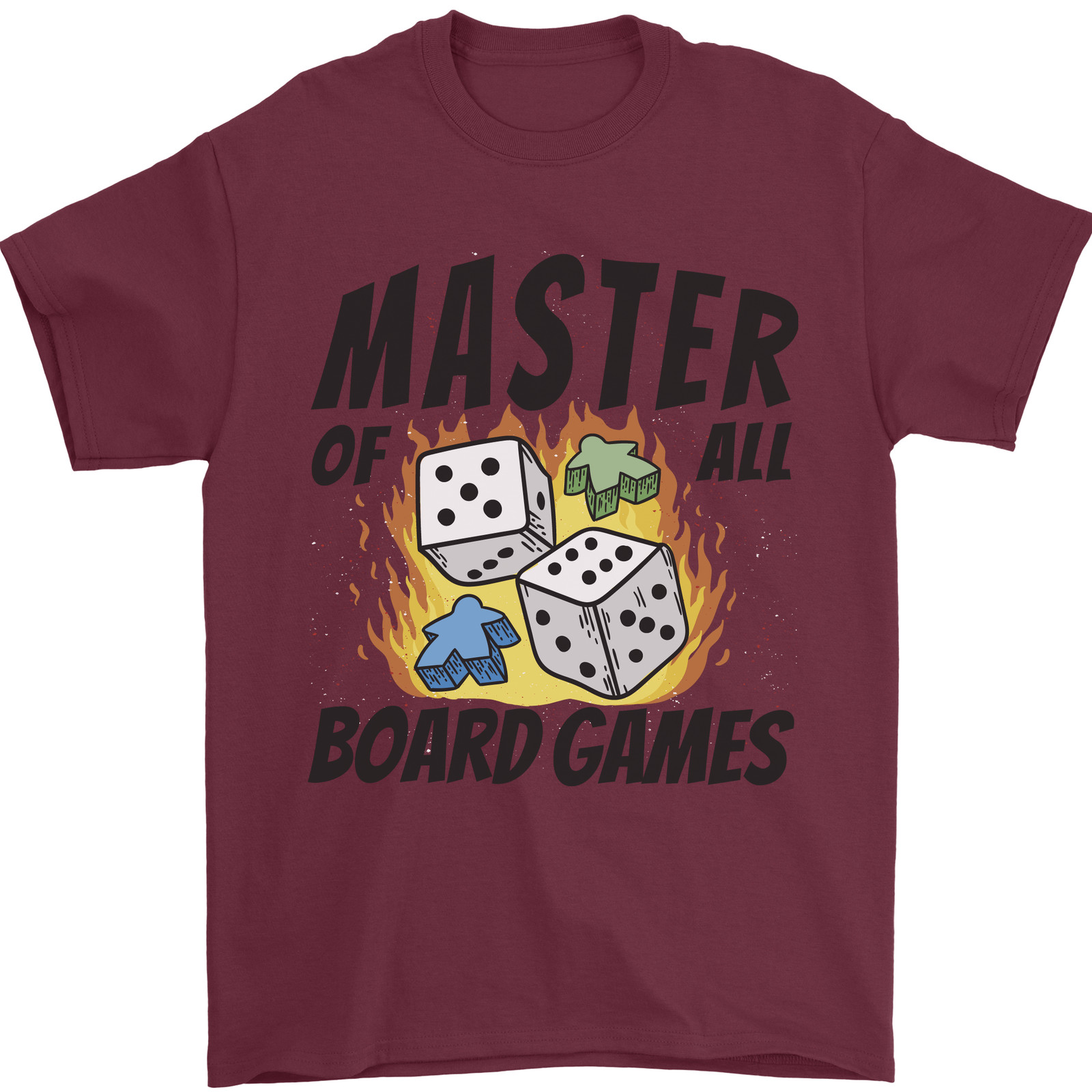 Board Game Print - Master of All Board Games Mens