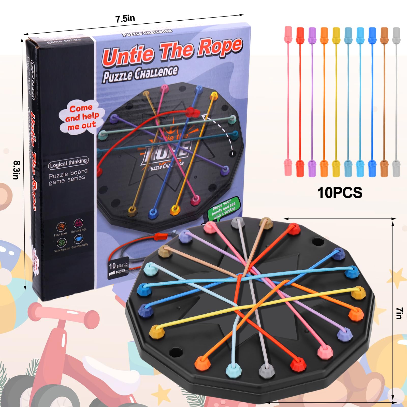 Kids Untie The Rope Board Game - Board Game Quarto review and price