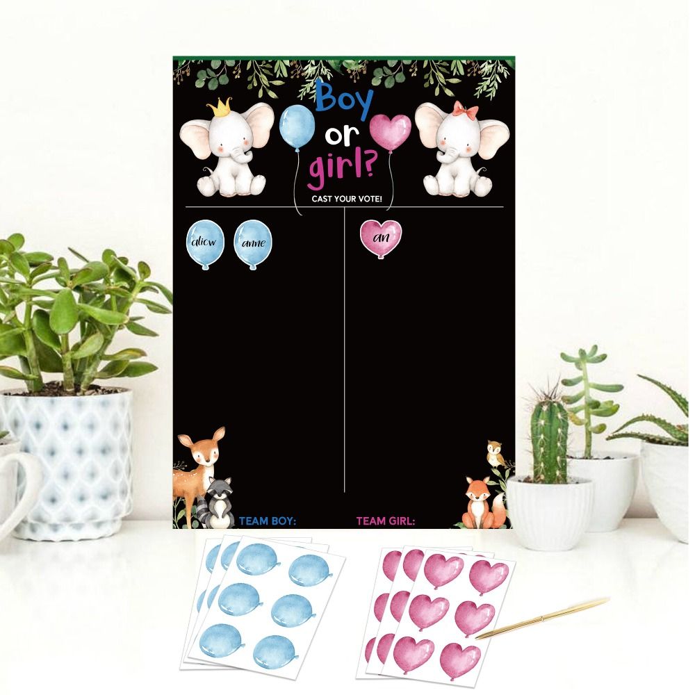 With Stickers Gender Revealed  - Board Game Or Boardgame review and price
