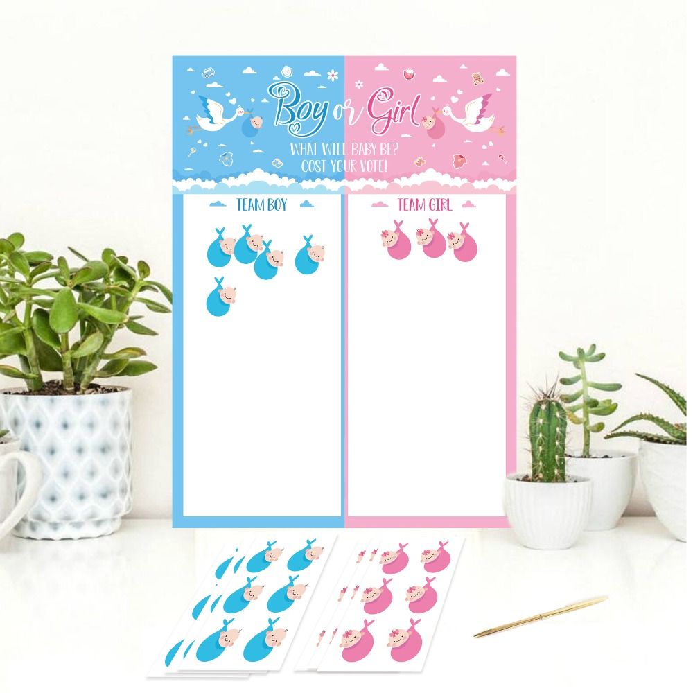 With Stickers Gender Revealed  - Board Game Or Boardgame review and price