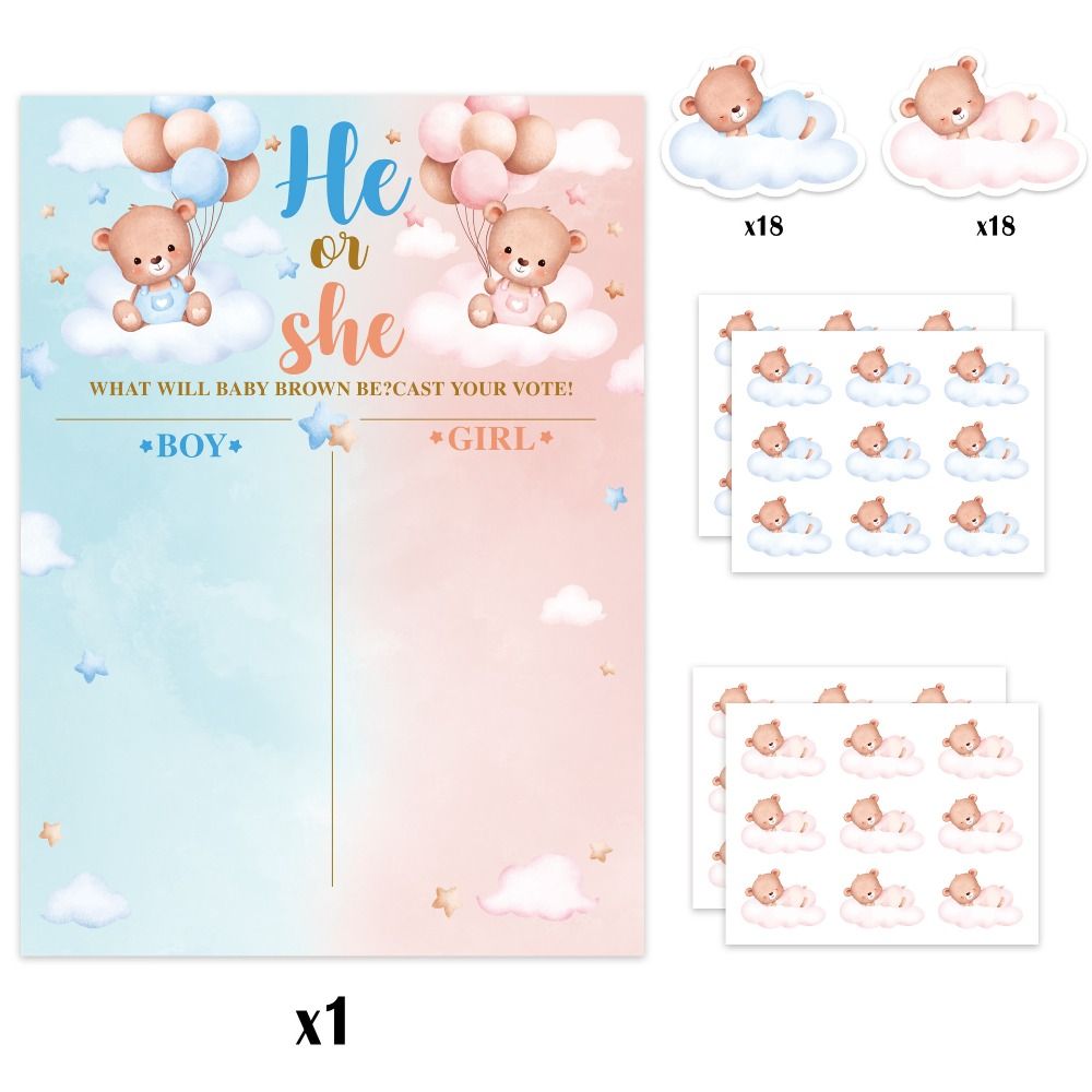 With Stickers Gender Revealed  - Board Game Or Boardgame review and price