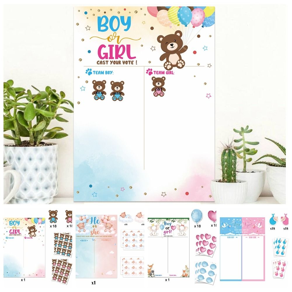 With Stickers Gender Revealed  - Board Game Or Boardgame review and price