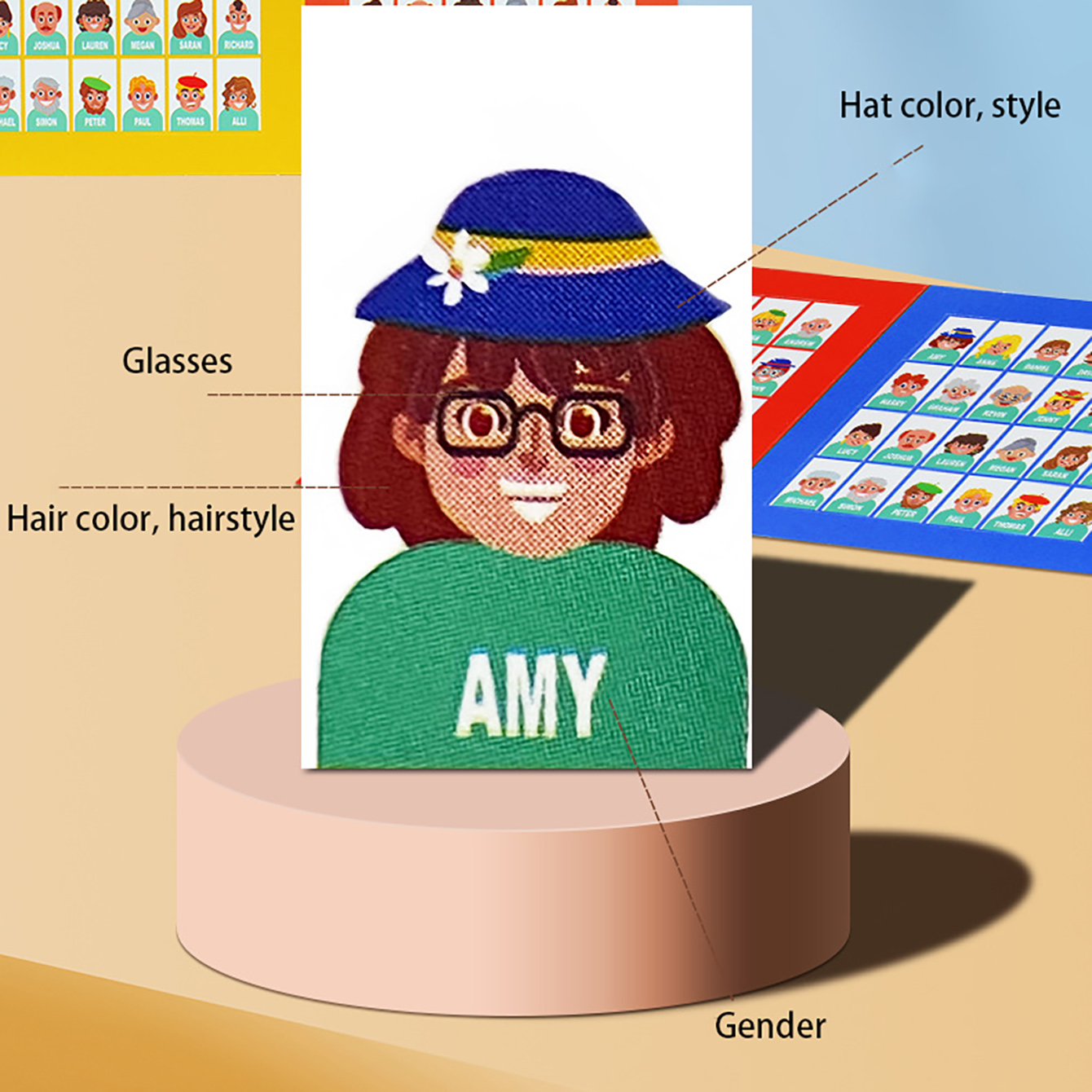 Family Guessing Board Game Who - Board Game Quarto review and price