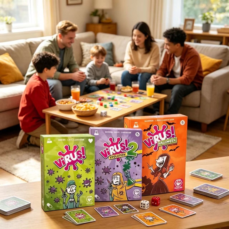 Family Strategy Card Game Set  - Board Game Virus review and price