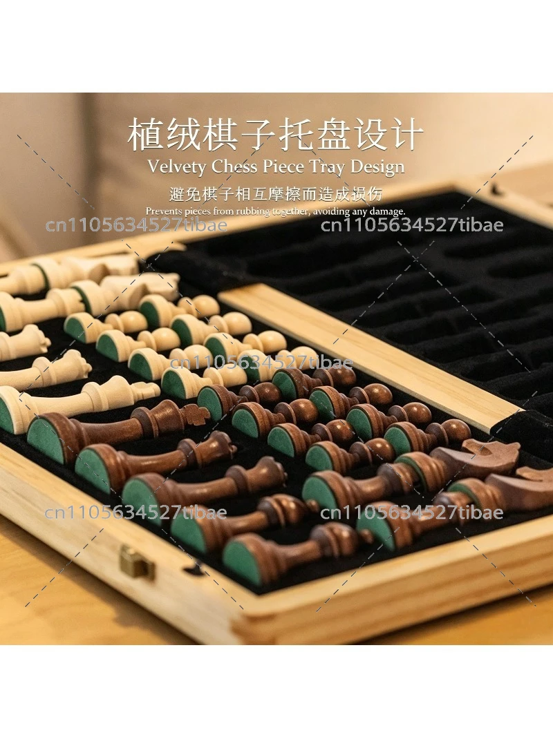 Magnetic Chess Set Solid Wood  - Chess Set Wooden review and price