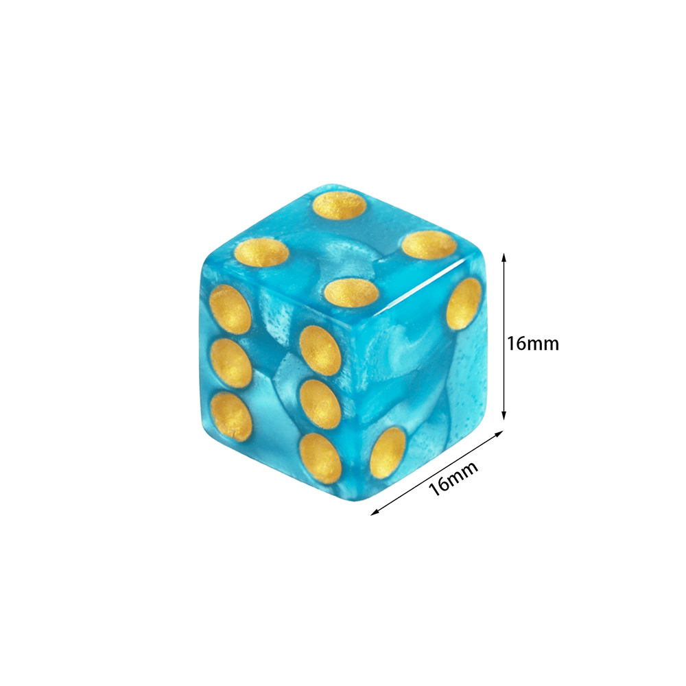 6-Sided Game Dice 16mm Marble  - Board Game Or Boardgame review and price