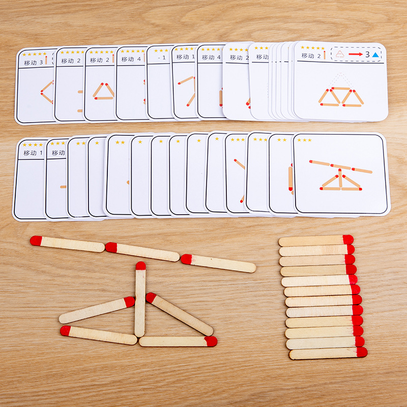 Montessori Matches Puzzles Gam - Board Game Quarto review and price