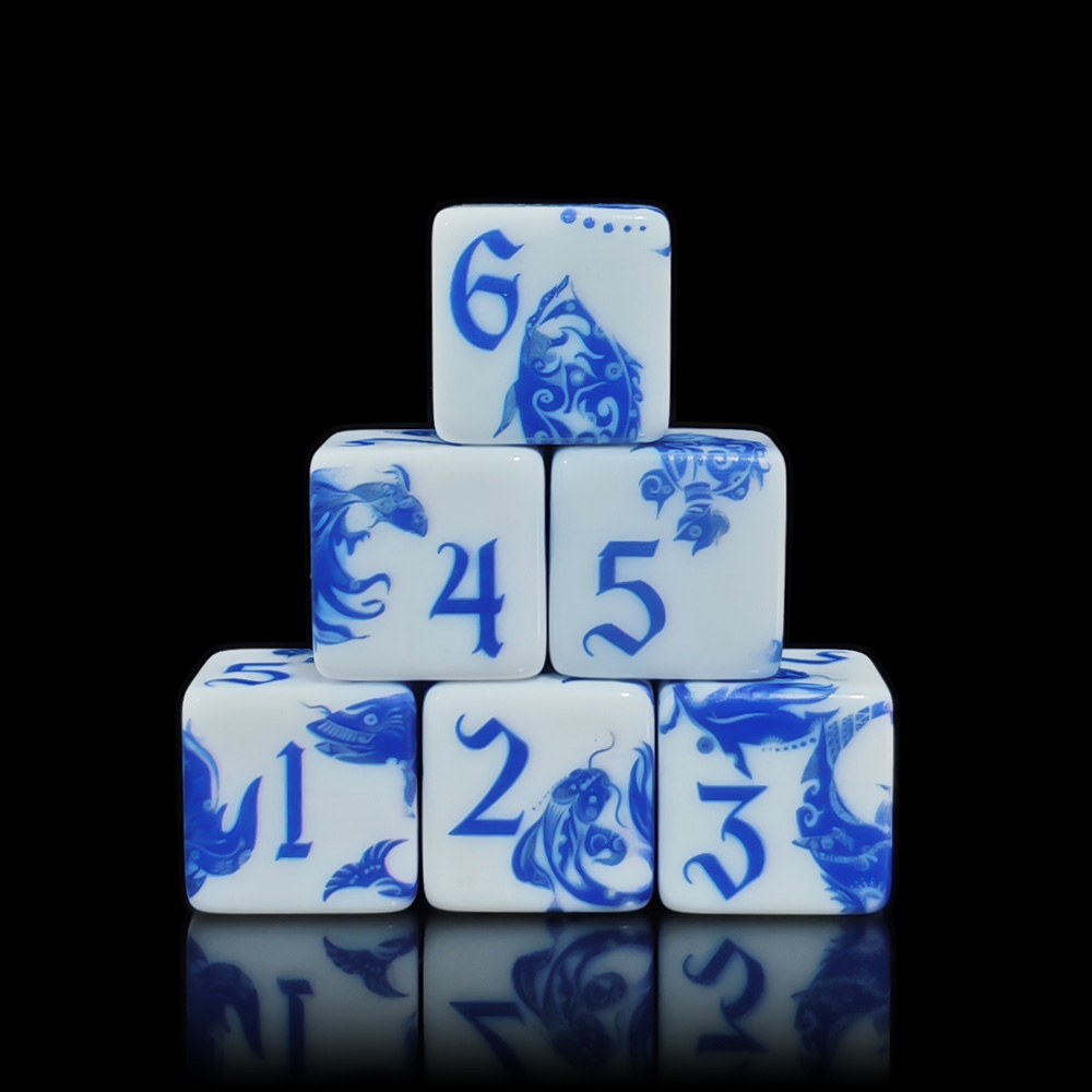 12Pcs Blue And White Porcelain - Board Game Arena review and price