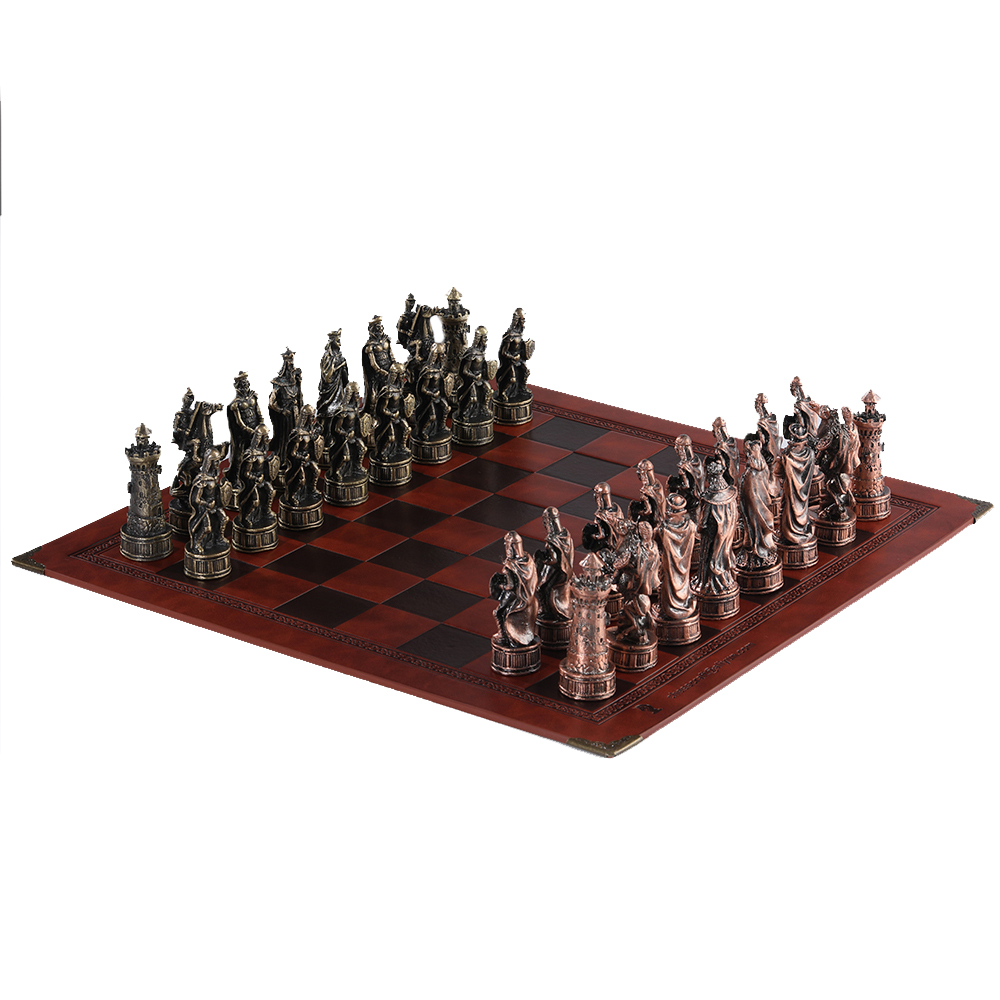 Metal Theme Chess 32pcs Intell - Yearbook Board Game Theme review and price