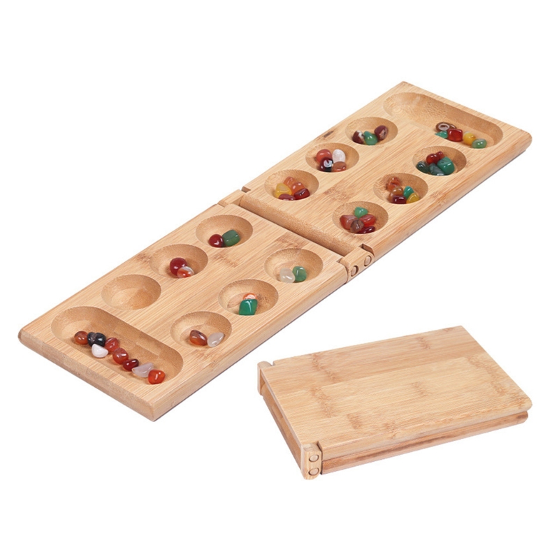 Mancala Board Game with Colorf - Chess Set Wooden review and price