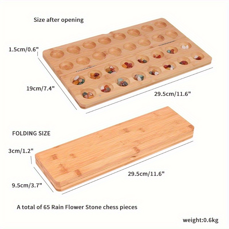 Portable Folding Wooden Mancal - Chess Set Wooden review and price