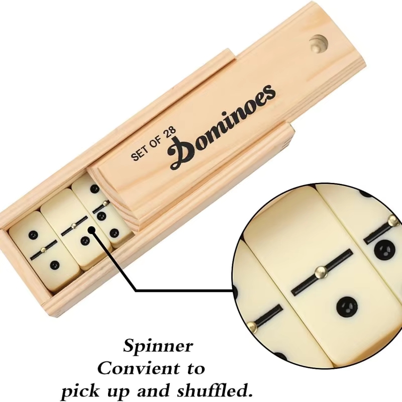 Ivory Double Six Duo Mino Domi - Chess Set Wooden review and price