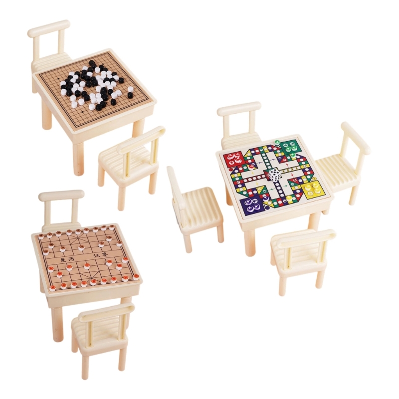 Miniature Game Table and Chair - Board Game Print review and price