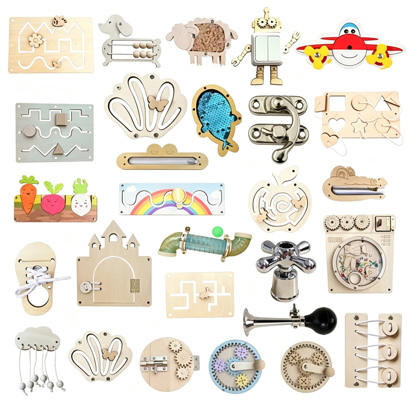 Kids Busy Board DIY Accessorie - Board Game Quarto review and price