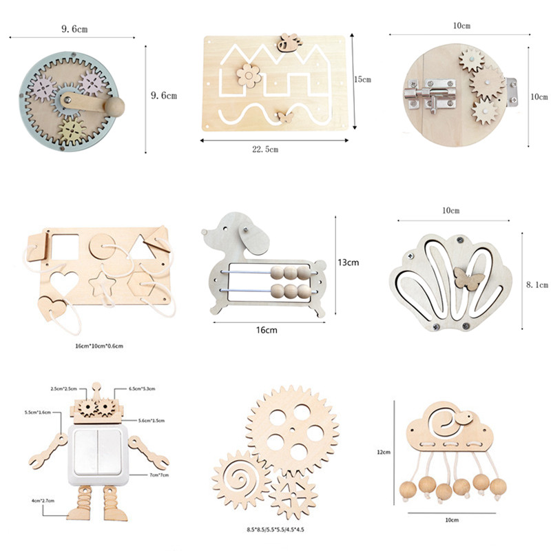 Kids Busy Board DIY Accessorie - Board Game Quarto review and price