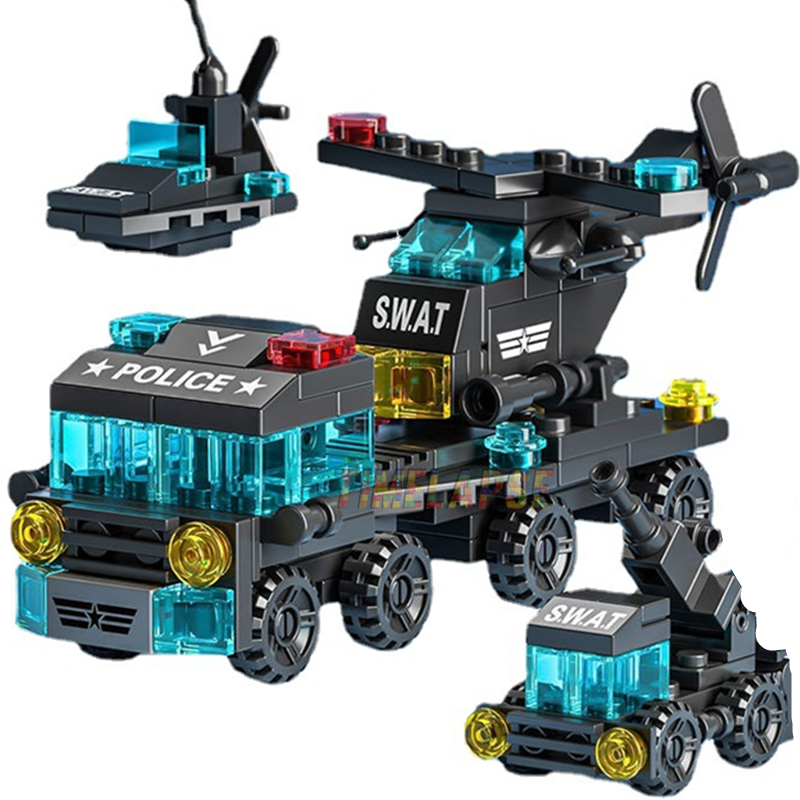 6in1 NEW Special Police Tow Tr - Lego Set Creator review and price