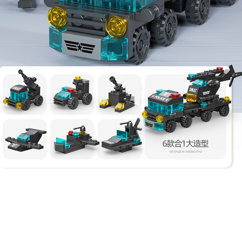 6in1 NEW Special Police Tow Tr - Lego Set Creator review and price