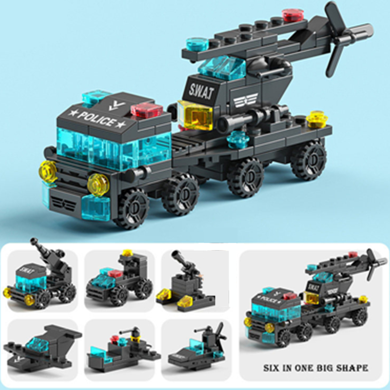 6in1 NEW Special Police Tow Tr - Lego Set Creator review and price