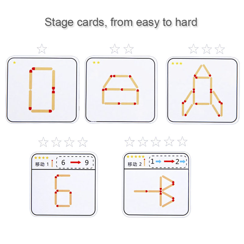 Montessori Matches Puzzles Gam - Board Game Quarto review and price