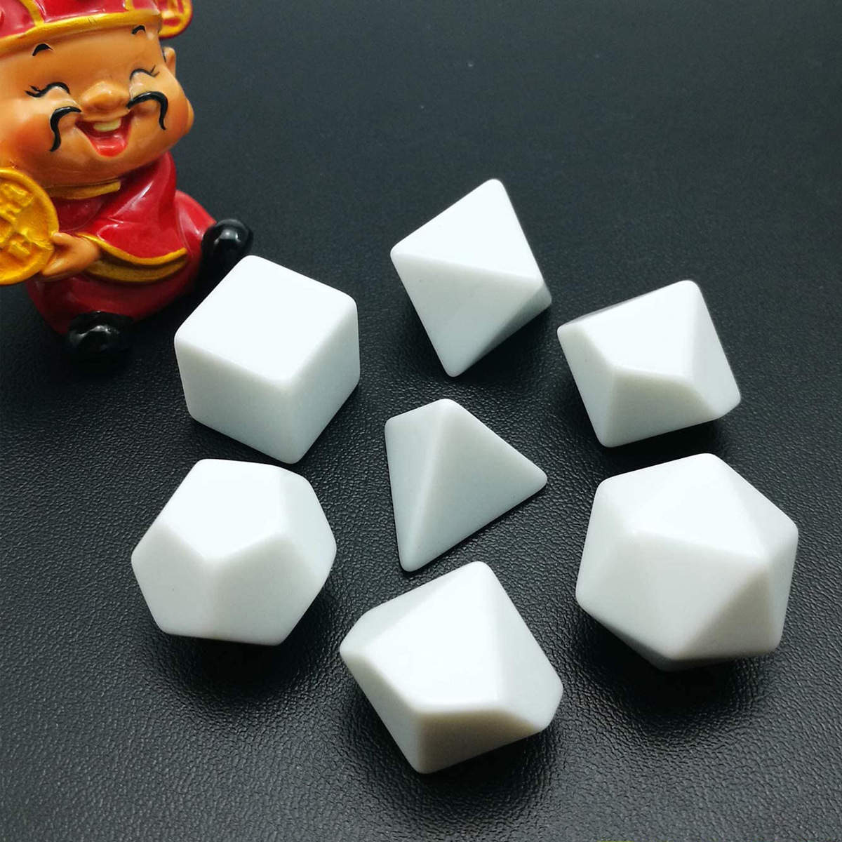 7 pcs/set Blank Rounded Dice D - Board Game Loop review and price