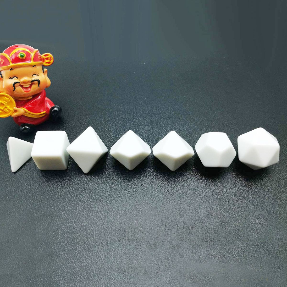 7 pcs/set Blank Rounded Dice D - Board Game Loop review and price