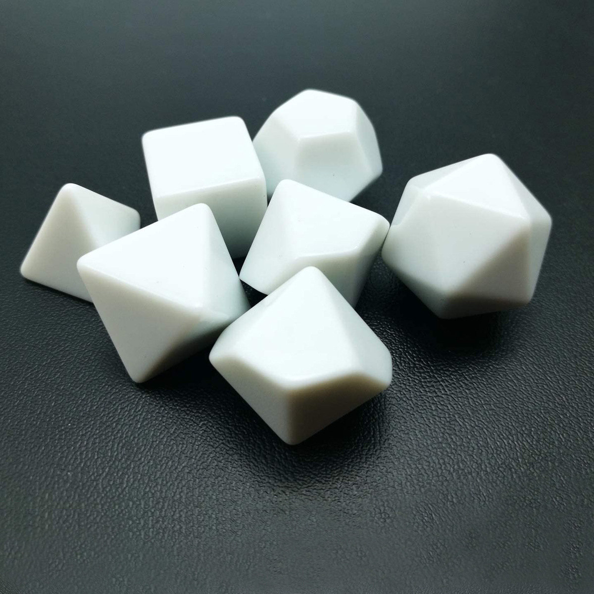 7 pcs/set Blank Rounded Dice D - Board Game Loop review and price