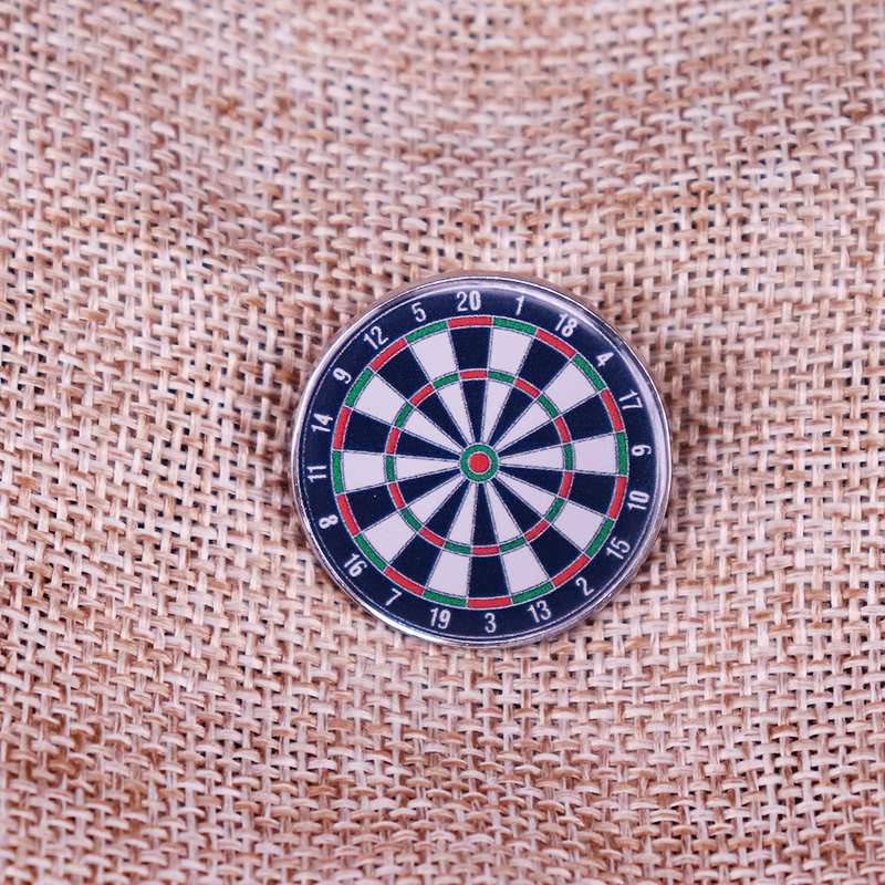 Darts Board Brooch Button Badg - Board Game Loop review and price