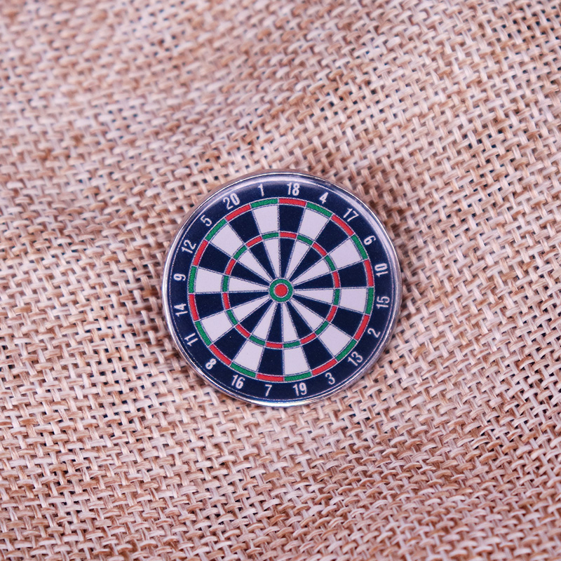 Darts Board Brooch Button Badg - Board Game Loop review and price