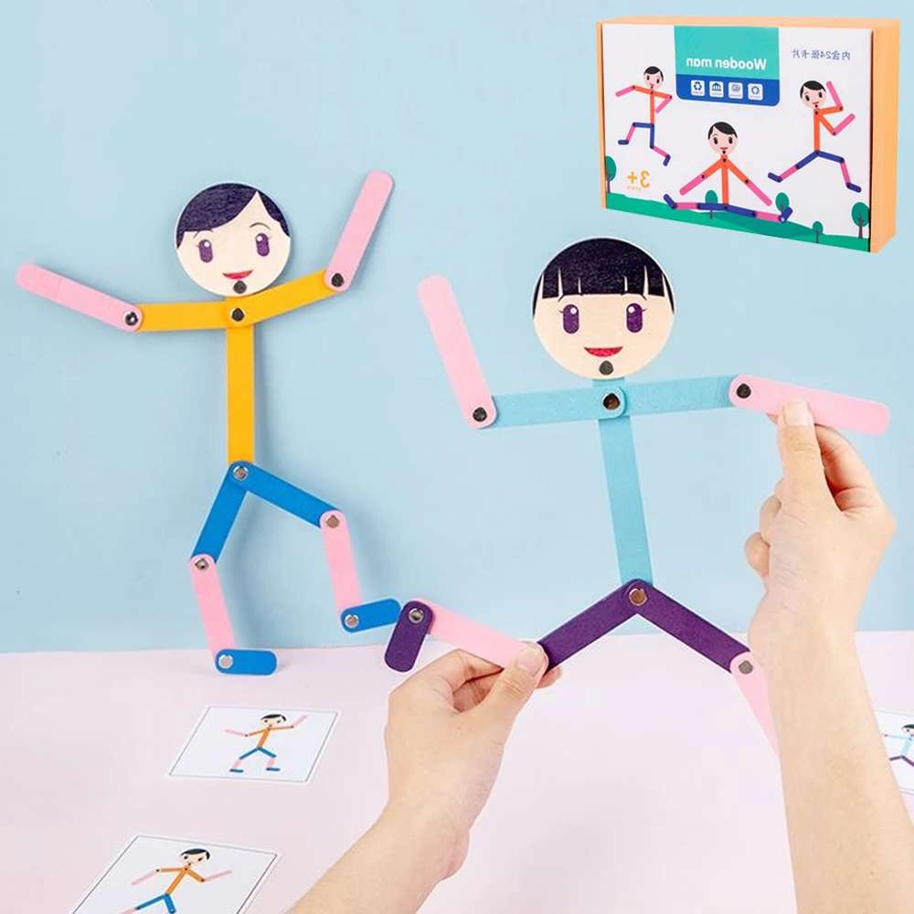 Sport Wooden Man Material DIY  - Board Game Quarto review and price